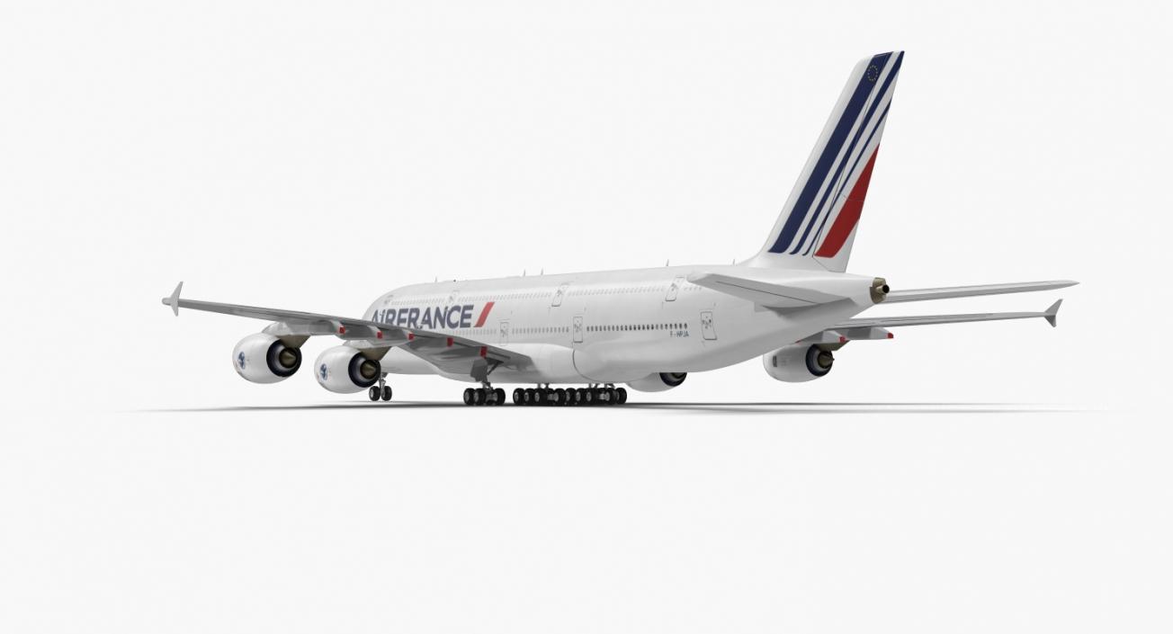 Airbus A380-1000 Air France 3D